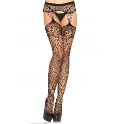 medias sexis en red con ligueros leg avenue