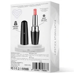 mini vibrador pintalabios negro viblips latetobed - detalle 4