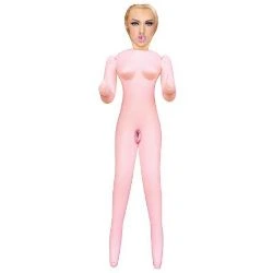 muñeca hinchable deportista y gimnasta - detalle 2