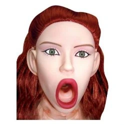 muñeca hinchable real del amor pelo pelirrojo - detalle 2
