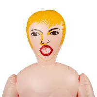 muñeca hinchable rubia big boy - detalle 5