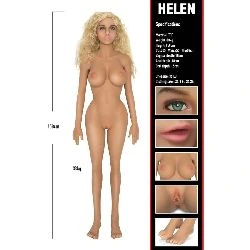 muñeca realista sexual helen rubia y ojos azules desire - detalle 8