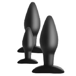 packs de 3 plugs anales varios tamanos s pleasures