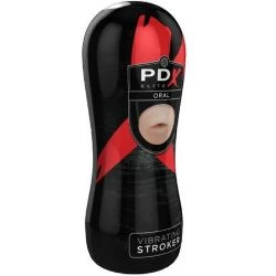 masturbador con vibracion y con boca pdx elite - detalle 2
