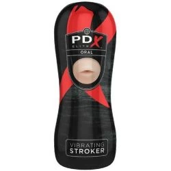 masturbador con vibracion y con boca pdx elite - detalle 3