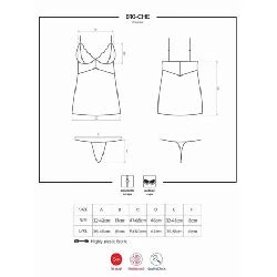 picardias chemise y tanga color blanco 810 che 2 obsessive - detalle 3