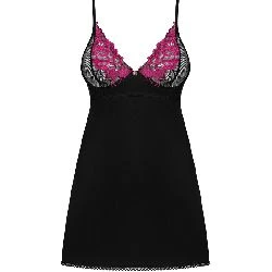 picardias y tanga rosenty negro y rosa obsessive - detalle 4