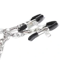 pinzas para pezones con cadena metal - detalle 4