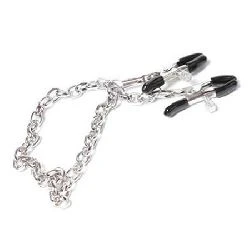 pinzas para pezones con cadena metal