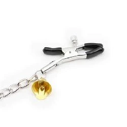 pinzas para pezones y clitoris con cadena metal - detalle 4