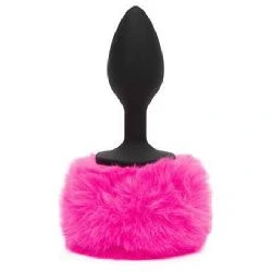 plug anal con cola color rosa pequeño - detalle 3