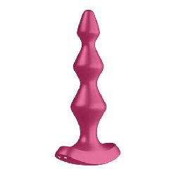 plug anal con vibracion lolli satisfyer rosa