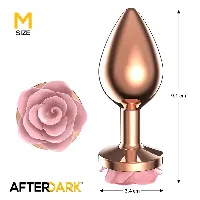 plug anal de metal oro rosa talla m - detalle 3
