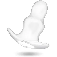 plug anal grande 15 cm transparente - detalle 3