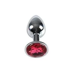 plug anal mediano fucsia de metal secret play