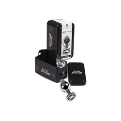 plug anal metal pequeno transparente secret play - detalle 3