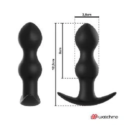 plug anal negro control remoto watchme tiberio - detalle 6