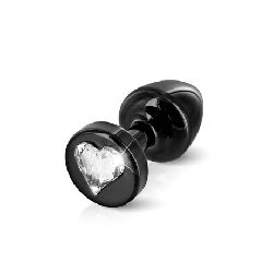 plug anal negro t2 con cristal swaroski