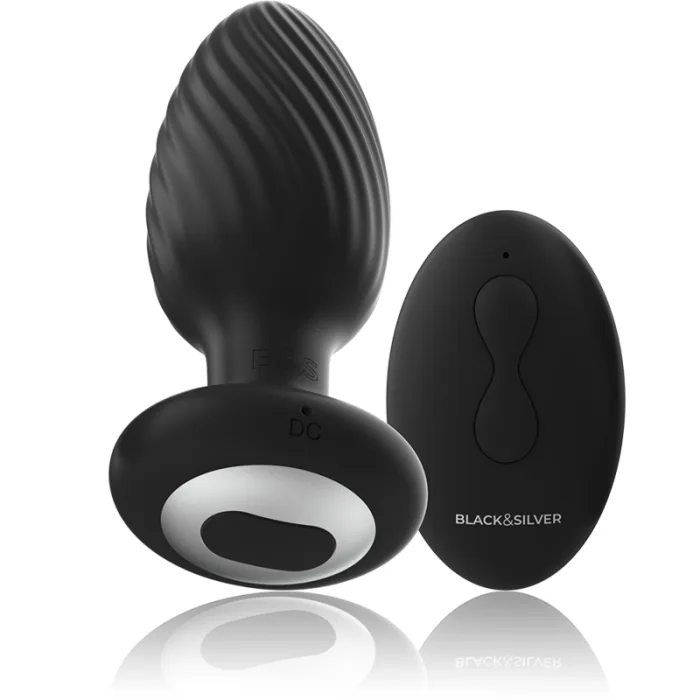 Plug Anal Rotador Anal Silicona Control Remoto