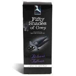plug vibrador anal fifty shades of grey - detalle 3