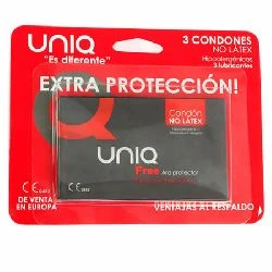 preservativo sin latex con aro protector 3und