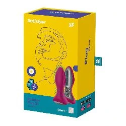 rotator plug 2 plug anal app usb fuchsia satisfyer - detalle 7