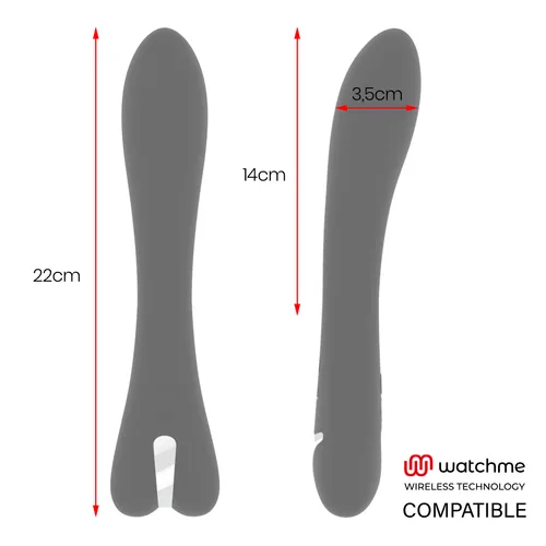 Vibrador con Mando Control Remoto Watchme Brilly - detalle 3