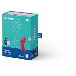 satisfyer sexy secret con app wine red - detalle 6