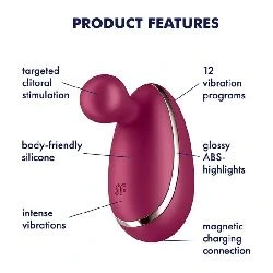 vibrador estimulador clítoris spot on 1 rosa - detalle 5