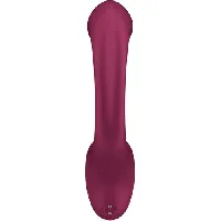 satisfyer vibrador conejito punto g burdeos - detalle 4
