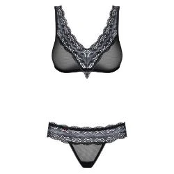 set 2 piezas sujetador y medio tanga obsessive 869 - detalle 3