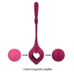 set de bolas chinas entrenamiento suelo pelvico rosa - detalle 5