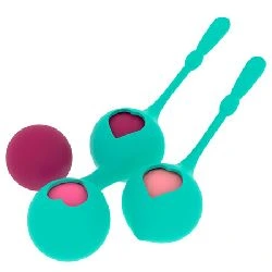set de bolas chinas entrenamiento suelo pelvico verde - detalle 5