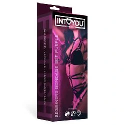 set de bondage para principiantes beginners 3 piezas purpura - detalle 3