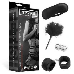 Set de bondage para principiantes starters 4 piezas negro