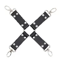 set kit bdsm bondage 11 piezas negro - detalle 5