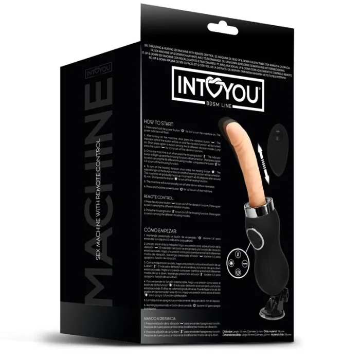 Máquina sexual Intouyou con Thrusting, Vibración, Calor y Mando - detalle 6