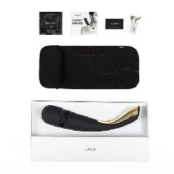 masajeador lelo smart wand 2 grande negro - detalle 3