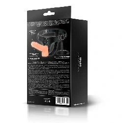 arnés con 2 dildos realistas asparo latetobed - detalle 7