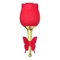 succionador de clitoris con vibrador rojo martinella - detalle 3
