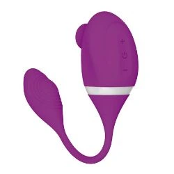 succionador de clitoris y huevo vibrador 2 en 1 silicona usb - detalle 5
