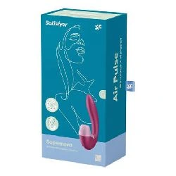 succionador de clitoris y vibrador supernova rosa - detalle 7