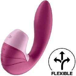 succionador de clitoris y vibrador supernova rosa