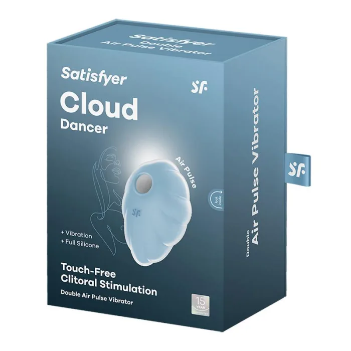 Succionador y Vibrador Azul Cloud Dancer - detalle 5