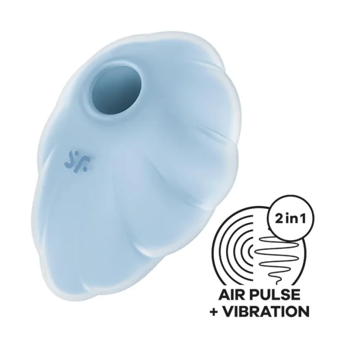Succionador y Vibrador Azul Cloud Dancer
