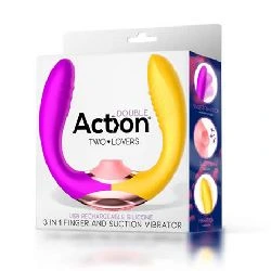 succionador y vibrador para parejas 3 in 1 two lovers usb - detalle 7