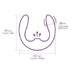 succionador y vibrador para parejas 3 in 1 two lovers usb - detalle 8