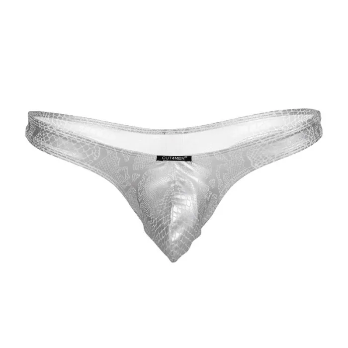 Tanga Blanco Hombre Pouch Enhancing Pearl - detalle 3
