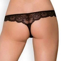 tanga con encaje transparencia negro 853 tho 1 - detalle 2