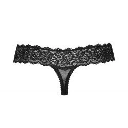 tanga de encaje 852 tho negro - detalle 6